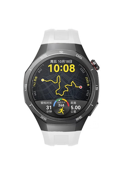 Huawei Watch Gt5 Pro 46mm İle Tam Uyumlu Kordon Metal Tokalı Yumuşak Silikon Kordon Kayış