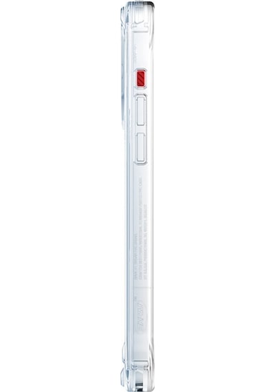 Apple Uyumlu iPhone 15 Kılıf Skinarma Magsafe Şarj Özellikli Yazı Desenli Airbagli Orion Kapak Şeffaf
