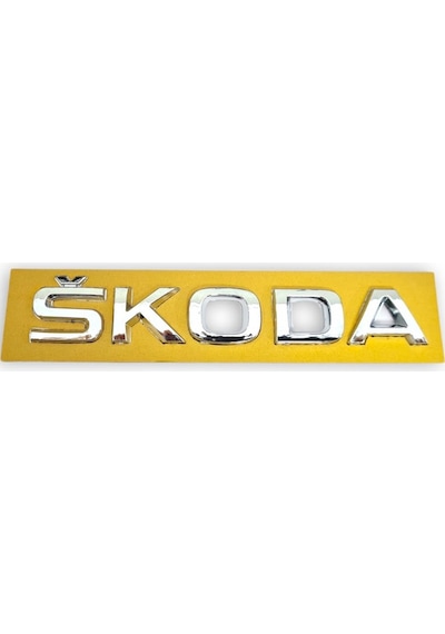 Skoda Fabia 3 15-21 Arka Bagaj Kapak SKODA Marka Yazısı 5JA853687
