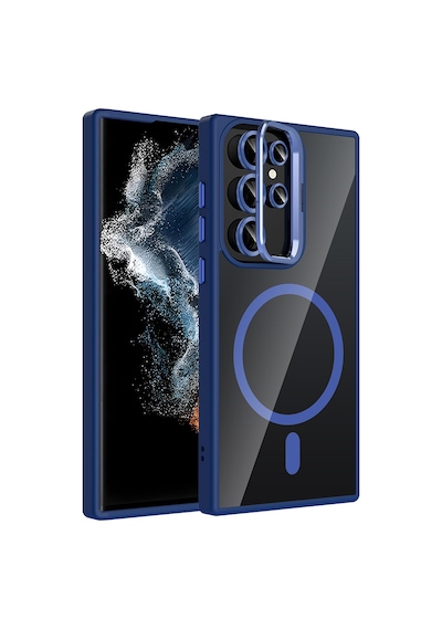 Teleplus Samsung Galaxy Uyumlu S22 Ultra Kılıf Etro Standlı Lens li Kapak