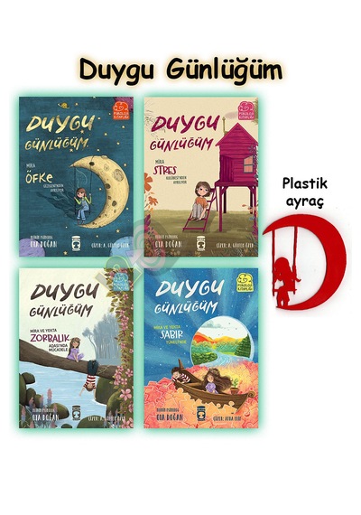 Duygu Günlüğüm Seti 7-8 Yaş Mira Ve Yekta Sabır Öfke Stres Zorbalık Mücadele Psikoloji Kitaplığı