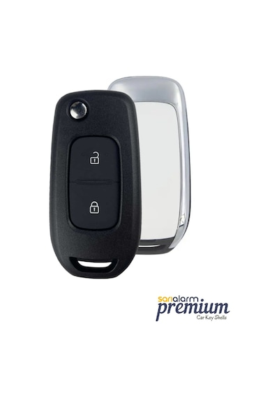 Premium Renault Dacia Kumanda Kabı Kasası 2 Buton