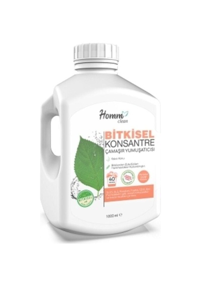 Homm Bitkisel Homm Clean Bitkisel Konsantre Çamaşır Yumuşatıcısı 1000 Ml Portakal Çiçeği Me