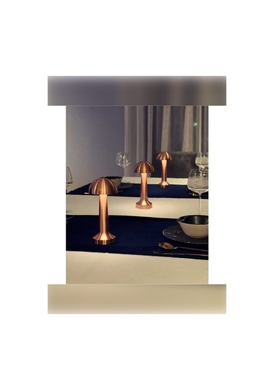 Dekoratif Masa Lambası Metal Masa Lambası Şarjlı 3 Renk Mod Dokunmatik Usb Şarjlı Modern Aydınlatma Gold