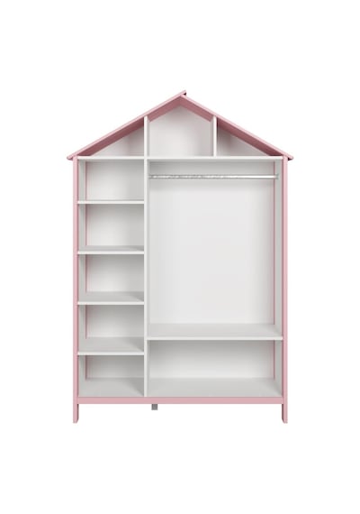 Meltem Kids Cozy Pembe Çocuk Odası Üç Kapılı Dolap