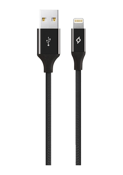Ttec Alumicable Apple Uyumlu iPhone Şarj Kablosu Siyah