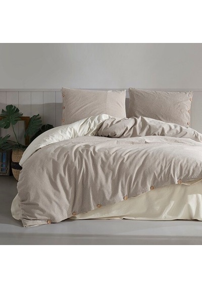 Macas Home Tezza %100 Pamuklu Ipliği Boyalı Yıkamalı Tek Kişilik