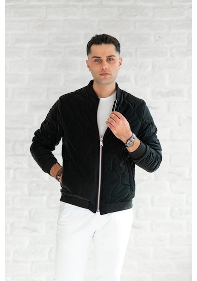 Sir Mevsimlik Regular Fit Fermuarlı Erkek Kapitone Mont 001