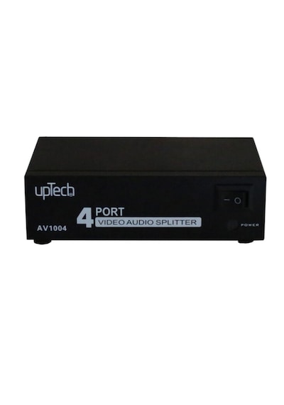 Uptech Av1004 4 Port Video Audio Splitter