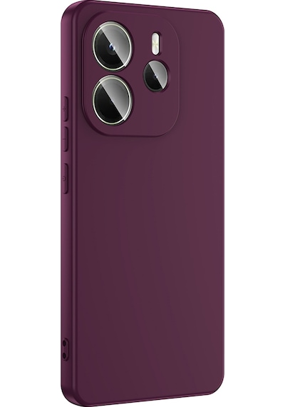 Xiaomi Redmi Note 14 4g Kılıf Zore Mara Lansman Kapak Koyu Mor