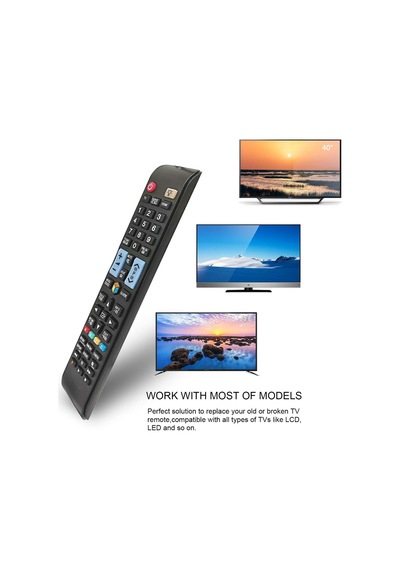 Yeni Yedek Uzaktan Kumanda Aa59-00582a Aa59-00638a Tüm Samsung 3d Lcd Led Akıllı Tv'ler İçin Uygundur - Kurulum Gerektirmez Tv Evrensel Uzaktan Kumanda Bn59-01198q Aa59-00581a Aa59-00638a