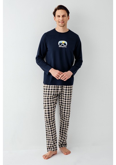 Arnetta Erkek Lacivert Pijama Takımı Ar3511-s-v1 Lacivert