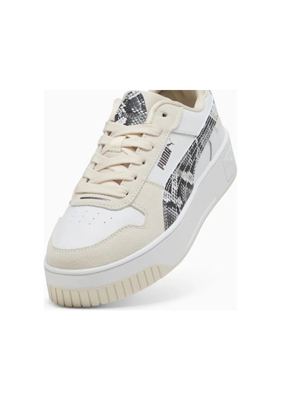 Puma Carina Street Snake Chic Kadın Spor Ayakkabı 40161101 40161101 Bey Beyaz