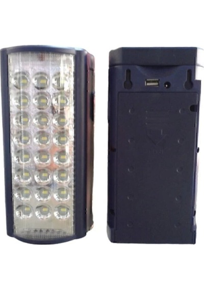 Astra 2606l Usb Şarj Çıkışlı Super 18-24 Led 80 Saat Akülü Şarjlı Işıldak Nanopro Lacivert