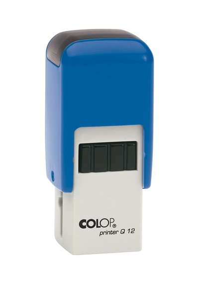 Colop Q12 Kare Mavi Kasa Mavi Keçe - 12 x 12 MM