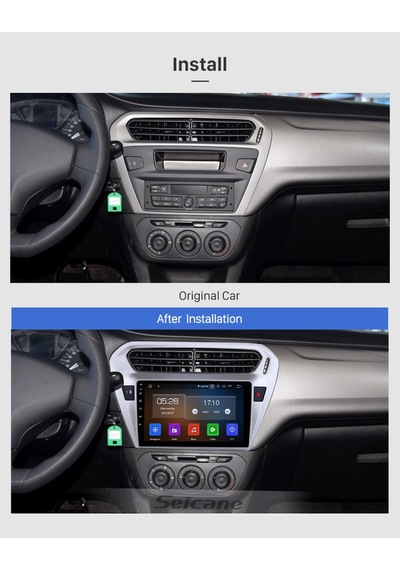 Peugeot 301 2014+ Uyumlu Multimedya Navigasyon Usb Kamera Carplayer