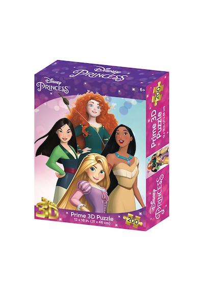 Prime 3d Disney Prensesler Puzzle 200 Parça 33357
