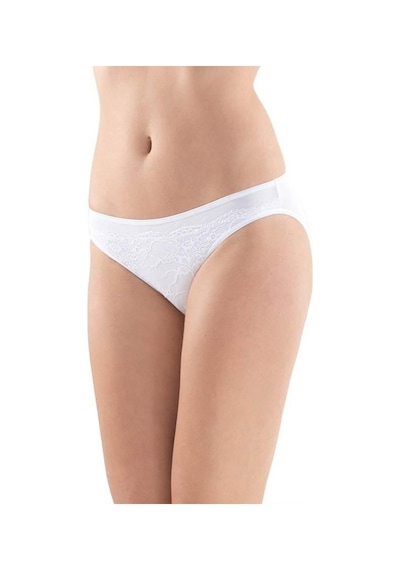 Blackspade 1345 Bayan Comfort Dantelli Beyaz Slip Külot