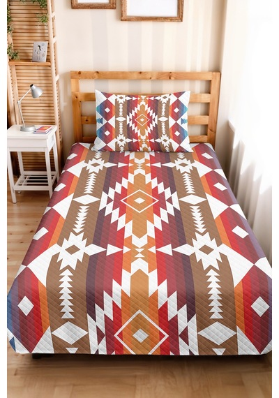 Bohem Geometrik Genç Odası Tek Kişilik Pike Takımı - Etnik Turuncu 160x220 Cm Kapitone Yatak Örtüsü Mercansı Nehir Esintisi Bohem Geometrik Genç Odası Tek Kişilik Pike Takımı - Etnik Turuncu 160x220 Cm Kapitone Yatak Örtüsü Mercansı Nehir Esintisi