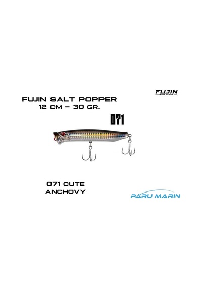 Fujin Salt Popper Sp120sw Sahte Balık, 071 Cute Anchovy