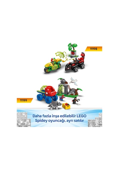LEGO® Marvel Ağaç Ev Karargahında Spidey ve Gobby'nin Raptor Savaşı 11200 - 4 Yaş ve Üzeri Çocuklar için Oyuncak Yapım Seti (143P)