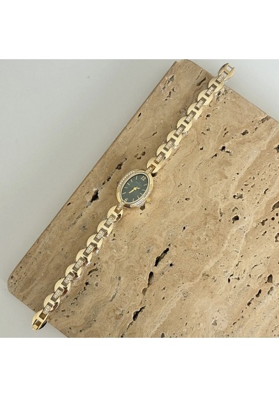 Ivory Gold Yeşil Saat