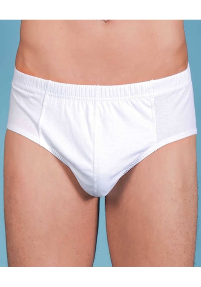 Berrak Erkek Slip Külot - 1050-Beyaz