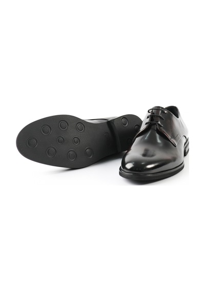 Tuna Hakiki Deri Bordo Açma Derby Model Erkek Ayakkabı - E4513 Bordo