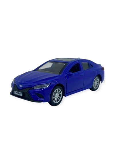 Çek Bırak Kapıları Açılar Sesli Işıklı Metal Araba - 12 Cm - Mavi Kırmızı