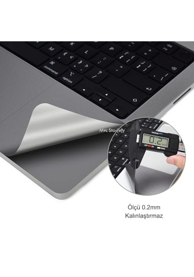 Laptop Kaplama 13 Inç M1-m2 Trackpad A2251 A2289 A2338 İle Uyumlu Gümüş