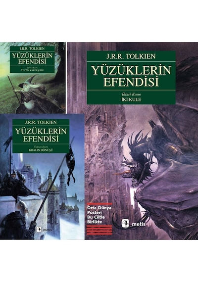 Yüzüklerin Efendisi 3 Kitaplık Set Hepsi Bir Arada