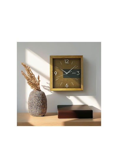 Seiko Clock Qxa845b Duvar Saati Kahverengi