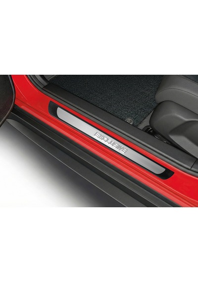 Dacia Stepway 3d Krom + Abs Kapı Eşiği Koruma Exclusive Line 2008-2020 Arası 4 Prç P.çelik Taşlı