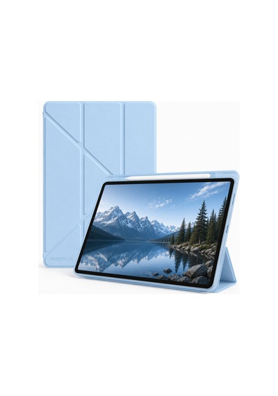 Lenovo Tab One 8.7 Tb-305fu / Tab K9 Tb-305zu Kılıf Kalem Bölmeli Trifolding Case