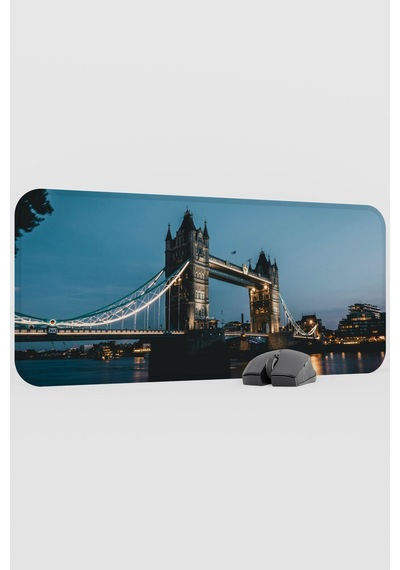 London Londra İngiltere 2 V4 70x30 Xl Gaming Kauçuk Kaymaz Taban Mouse Pad Fare Altlığı