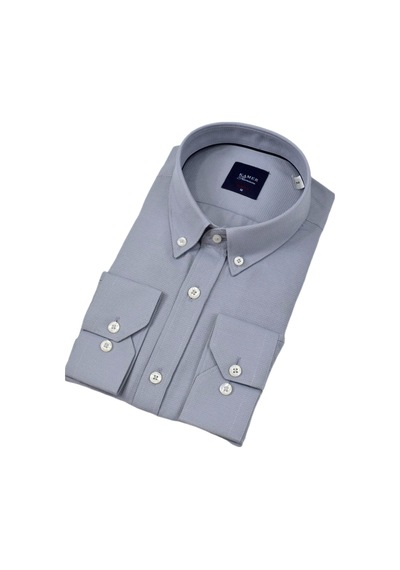 Erkek Slim Fitt Uzun Kol Gömlek 2424 Bgl-st04381 Gri
