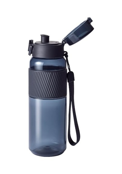 Zwıllıng İçecek Şişesi, Bpa İçermez, Fitness, Boş Zaman Ve Ofis İçin Su Şişesi, Tritan, Siyah, 680 Ml 0