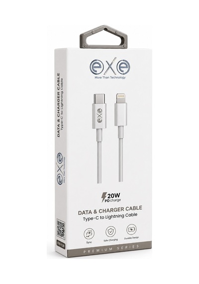 Exe Exe-c20 Type-c To Lightning Pd 20w Hızlı Şarj Kablosu