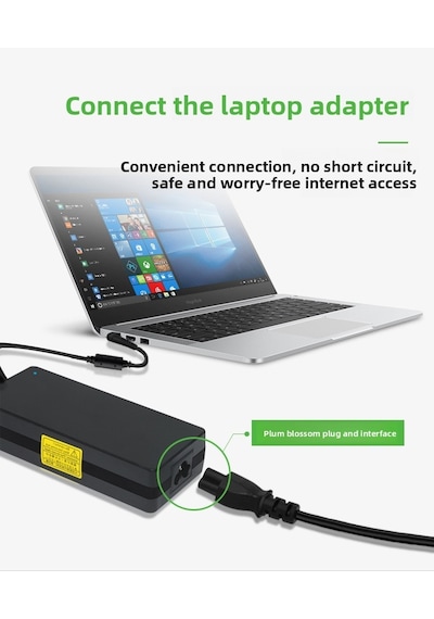 Primex Px-ync15 1.5 Metre Yonca Power Kablosu, 3x0.75mm Notebook Adaptör Power Kablo, Full Bakır Power Kablo