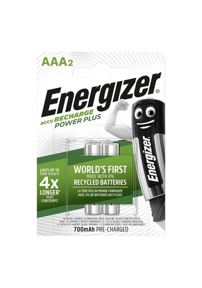 Energizer Power Plus 700 mAh AAA Ni-MH Şarj Edilebilir Kalem Pil 2'li