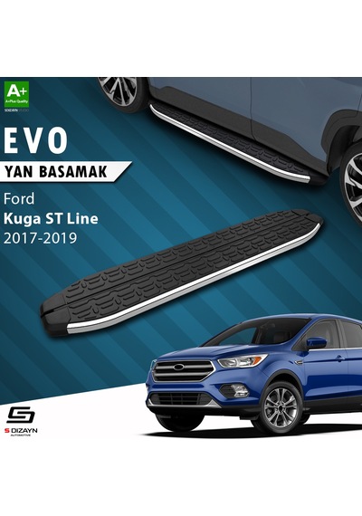 S-dizayn Ford Kuga 2 St-line Evo Krom Yan Basamak 183 Cm 2017-2019 A+ Kalite