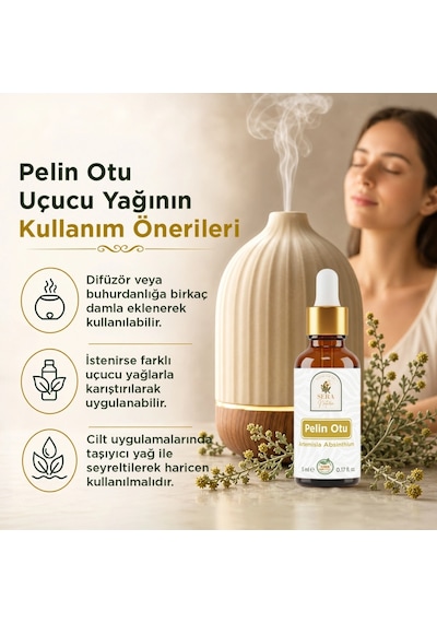 Pelin Otu Uçucu Yağı 5 Ml %100 Saf Ve Doğal