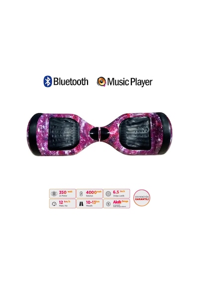 Citymate Elektrikli Kaykay Hoverboard Akıllı Denge 6.5 Inch + Hoverkart + Çanta Extrem56 Paket D13