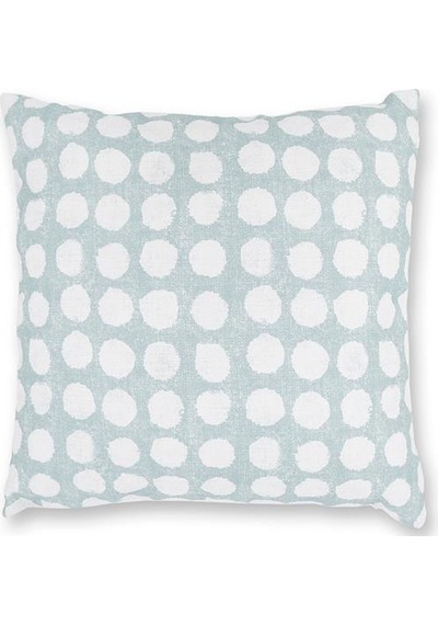 Mia Kırlent Yastık 45x45cm Yst0386 Açık Mavi Puantiyeli