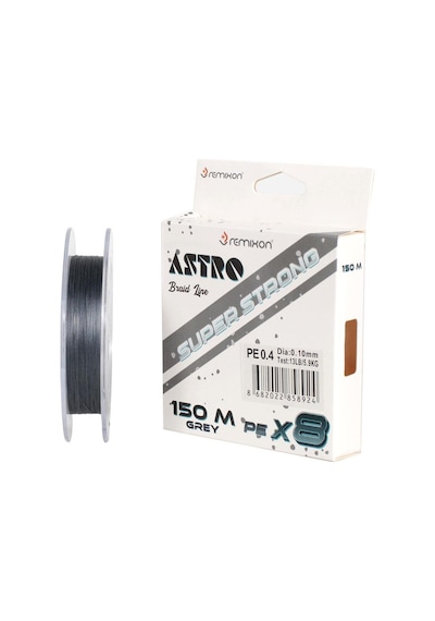 Remıxon Astro 8x 150m Grey İp Misina - 0.06mm 0.10 MM