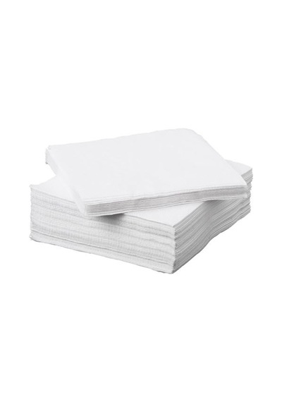 IKEA FANTASTISK 50 ADET PEÇETE 24x24 CM - BEYAZ