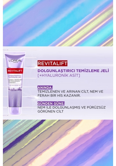 L'Oréal Paris Revitalift Filler Dolgunlaştırıcı Hyaluronik Asit Temizleme Jeli 150 ML