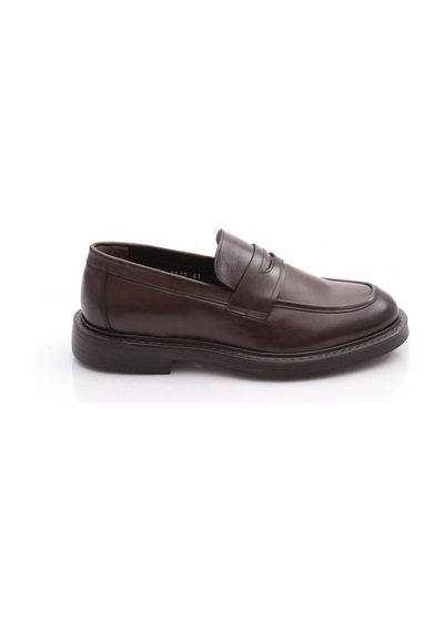 Dgn 2583 Erkek Loafer Ayakkabı Kahve Antik
