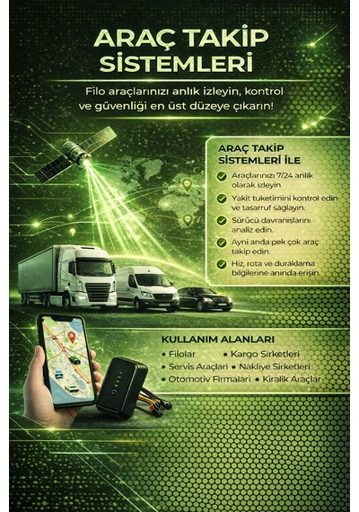 Araç Takip Cihazı Mobil Gprs Araç Motor Takip Sistemleri
