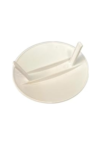 5'li Bombeli Buat Kapak 9 Cm Plastik Lüks Buat Kapağı Beyaz Lbk.0992 Elektrik Tesisat Kapağı
